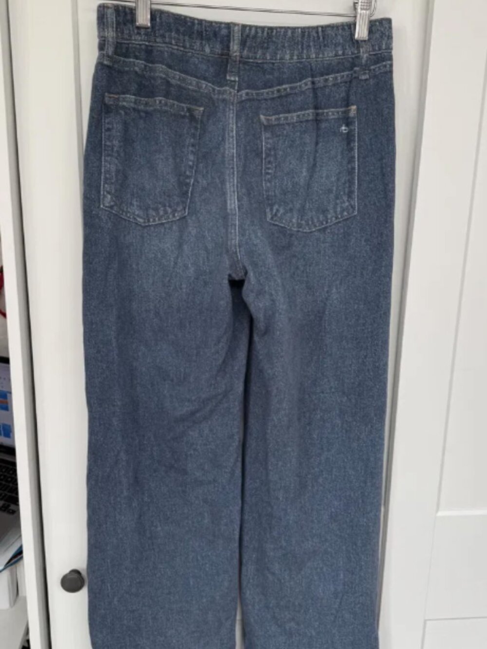 rag & bone rb Miramar Pull-On Wide Leg Jean - Picture 6 of 7